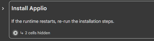 Install Applio Cell Section